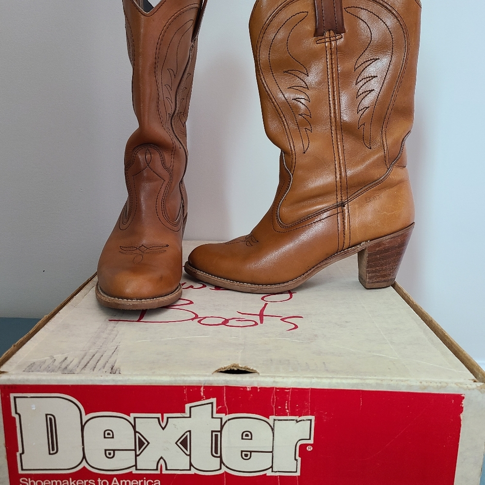 Vintage Dexter Cowboy Boots